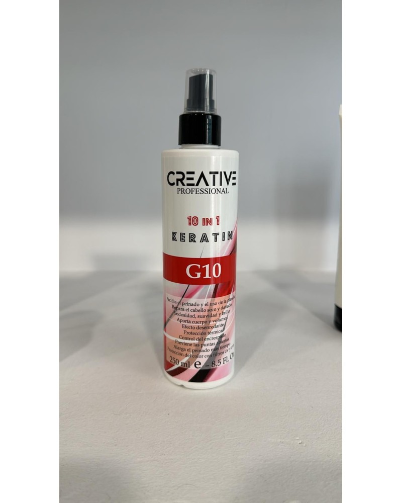 CREATIVE MASCARILLA SIN ACLARADO | Mascarilla sin aclarado ,protector térmico y filtros UV ,reparador de cabello .10 benéficos.