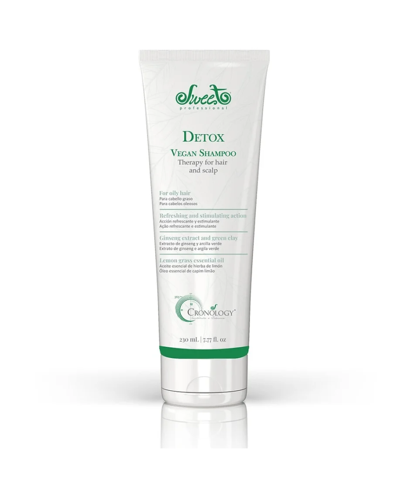 Sweet - Detox Shampoo - Vegan Treatment | Limpia en profundidad el cuero cabelludo, purificando y desintoxicando con arcilla ...