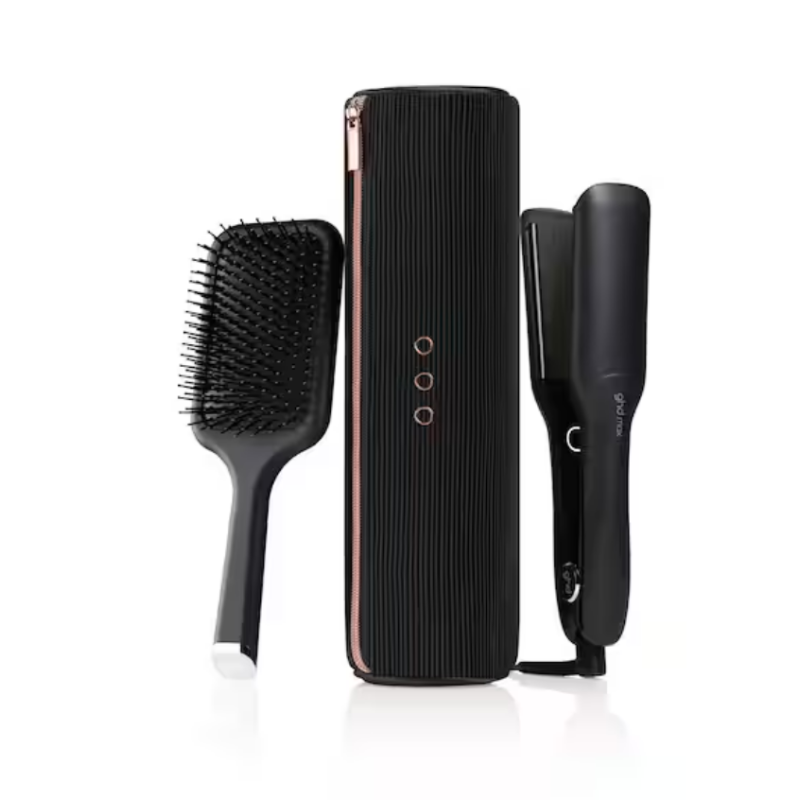 PLANCHA DE PELO GHD MAX® GIFT SET | El set de regalo ghd max incluye la plancha de pelo profesional de placas anchas, ideal p...